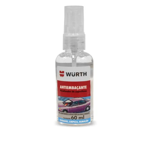Anti Embaçante Para Vidro Parabrisa Viseira Moto 60 Ml Wurth